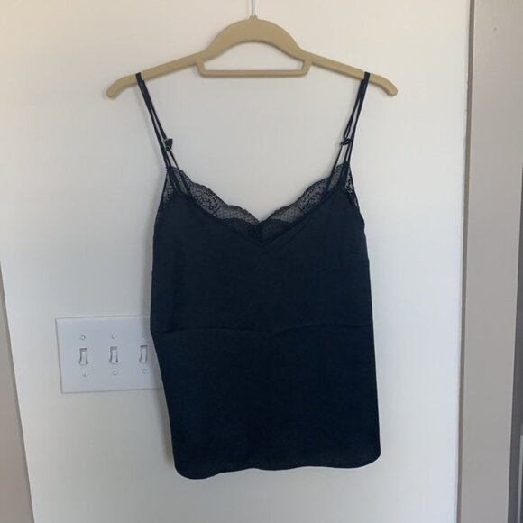 Abercrombie & Fitch Black Lace Trim Cami - Picture 2 of 5